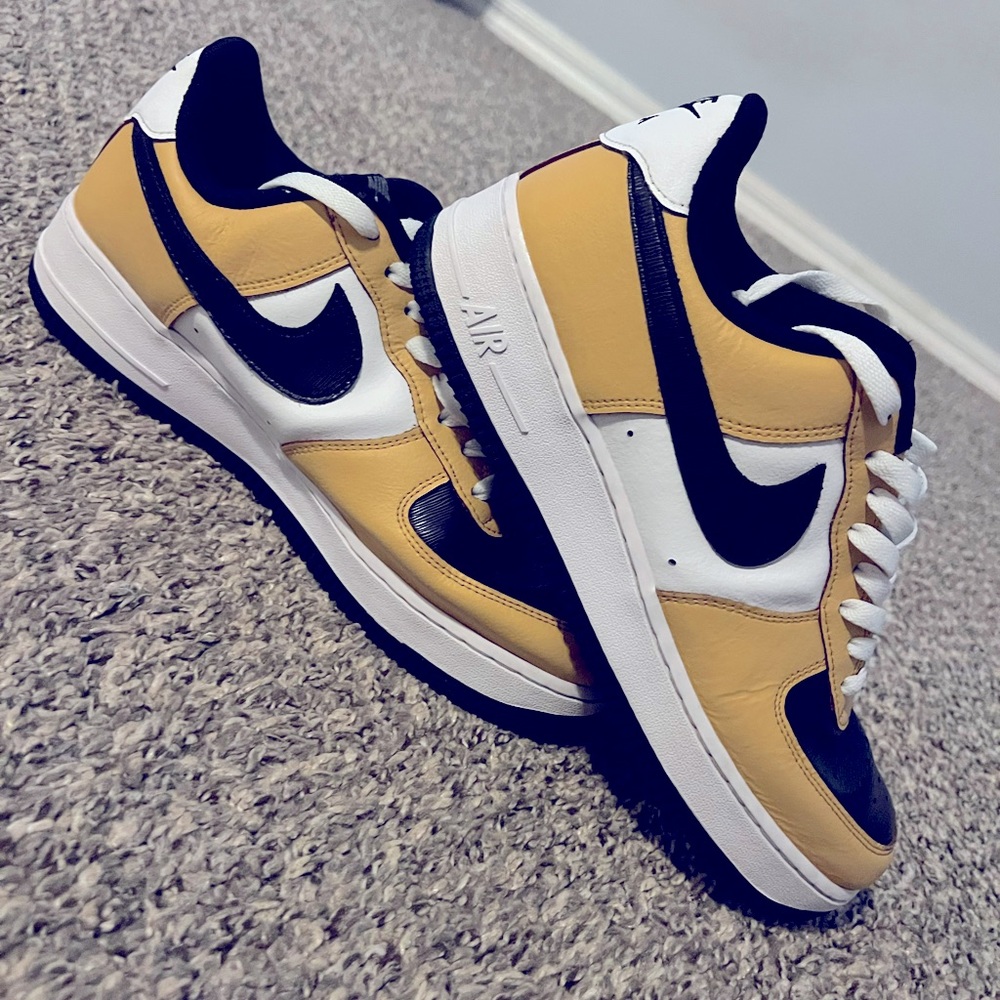 Nike Air Force 1’s, worn.